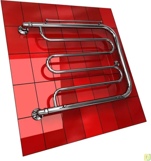 Полотенцесушитель "M" с полочкой 60*60 1", Двин