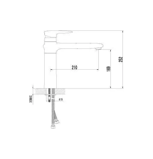 Смеситель Lemark Status LM4404C для кухни поворотный излив