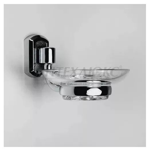 Мыльница (стекло) Oder, хром, K-3029, WasserKRAFT