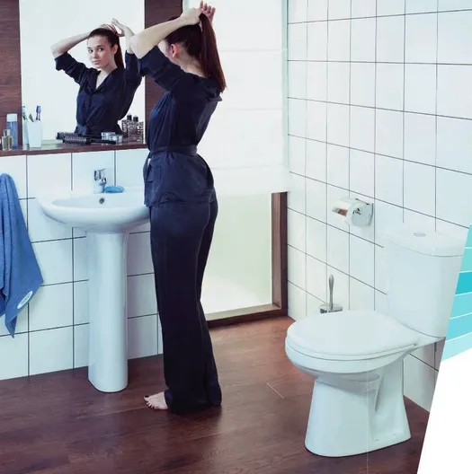 Унитаз-компакт Santek Анимо, 1.WH30.2.136, в пол, стандарт, дюропласт, soft-close