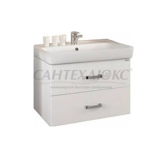 Тумба-умывальник "Америна 80", белая, 1A137701AM010, Акватон