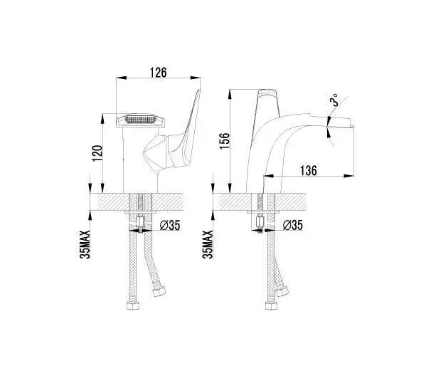 Смеситель Lemark Poseidon LM4246C для раковины