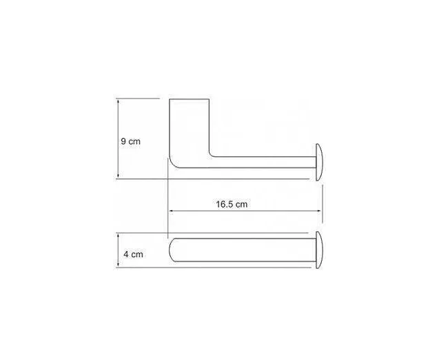 Держатель для туалетной бумаги WasserKraft Berkel, 6896, хром