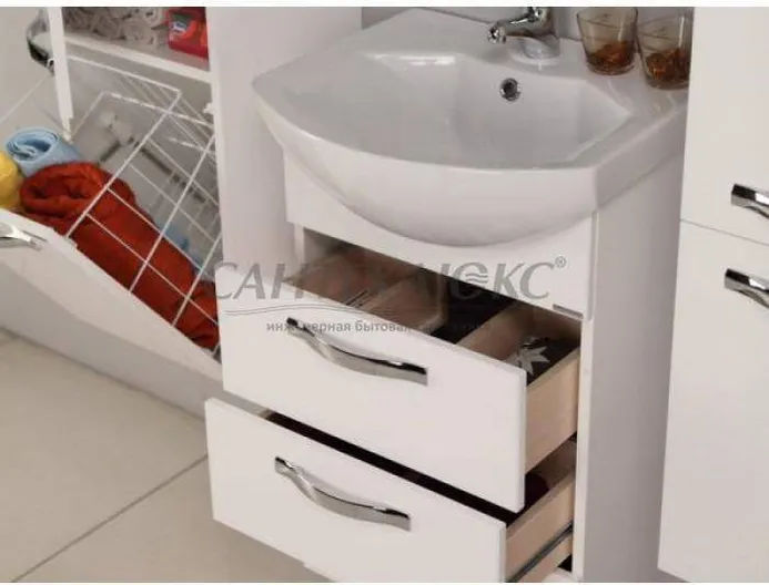 Тумба-умывальник "Ария 50 Н", 1A140201AA01, Акватон