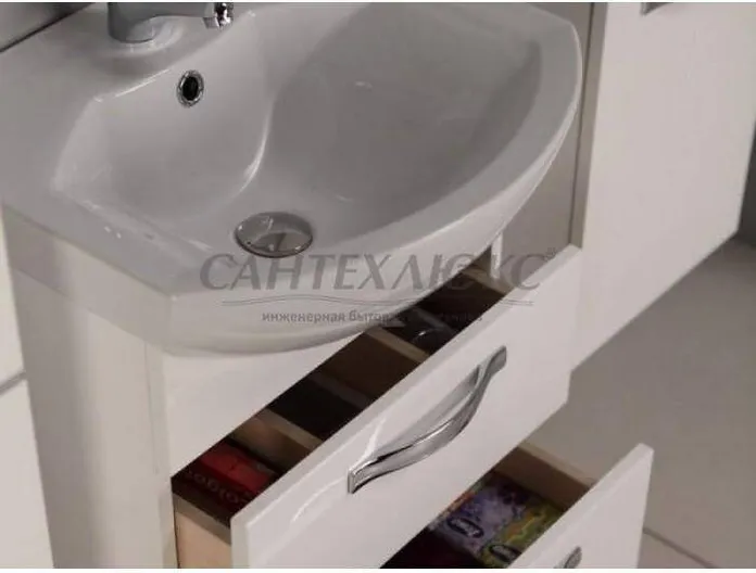 Тумба-умывальник "Ария 80 М", белая,1A140801AA010, Акватон