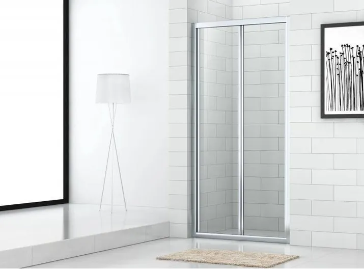 Душевая дверь в нишу Cezares Eco ECO-O-BS-90-C-Cr (ECO-BS-90-C-Cr)  прозрачное стекло