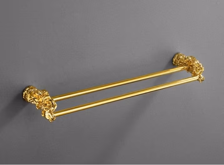 Полотенцедержатель Art&Max Rose AM-0918-Do двойной золото