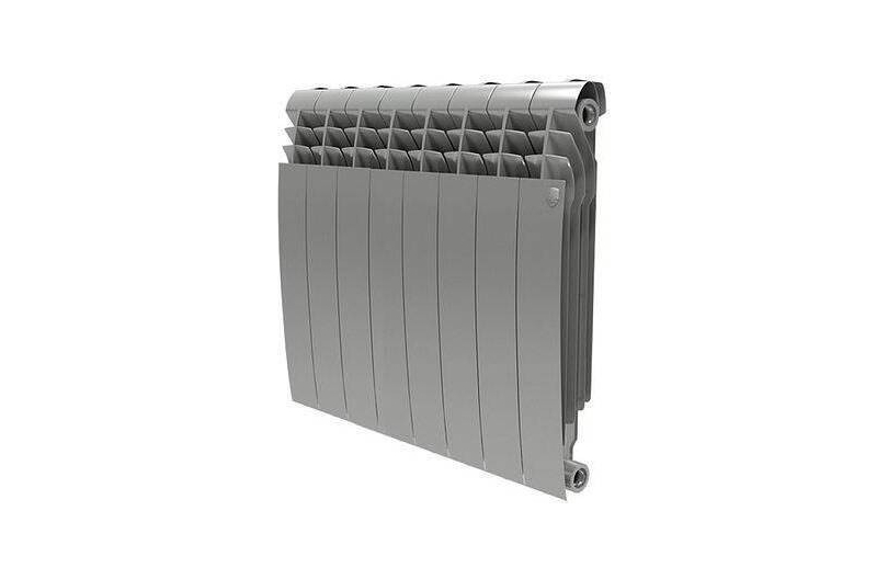 Радиатор биметаллический Royal Thermo Biliner, Silver Satin  500, 8 секций