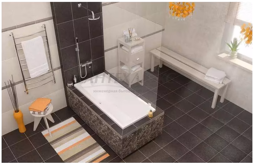 Акриловая ванна LORENA, 160х70, P-WP-LORENA*160, Cersanit