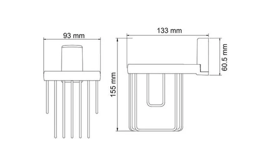 Держатель для освежителя воздуха WasserKraft Leine, 5045
