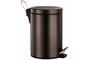 Ведро для мусора WasserKraft 655, 5 л, тёмная бронза