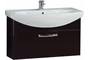 Тумба-умывальник "Ария 80" темно-коричневая, 1A141701AA430, Акватон