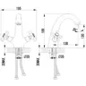 Смеситель Lemark Vintage LM2806B для раковины