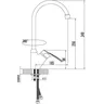 Смеситель Lemark Omega LM3105C для кухни с высоким изливом