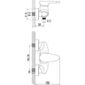 Смеситель Lemark Status LM4403C для душа, хром